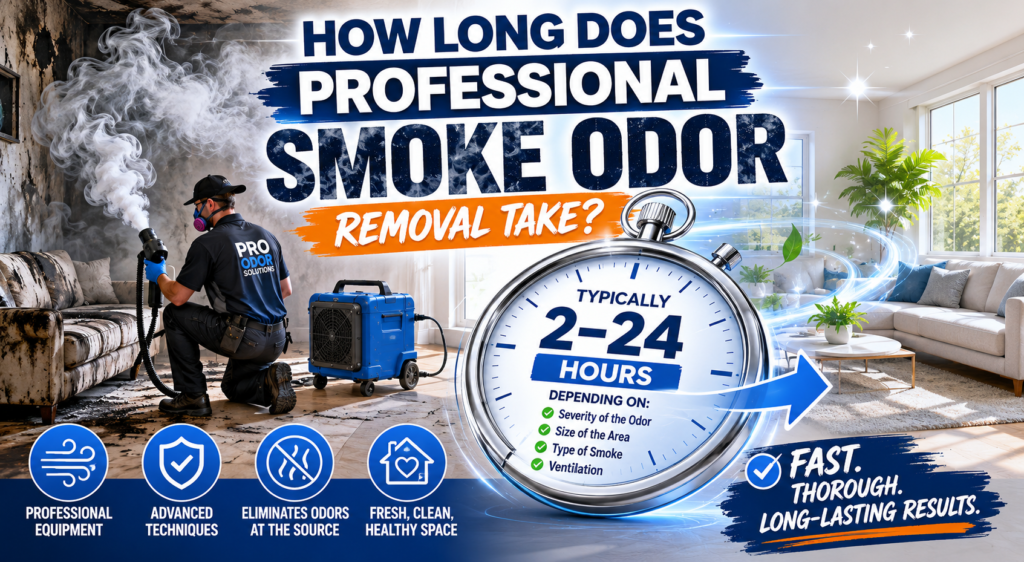 how to get smoke smell out of house professionally