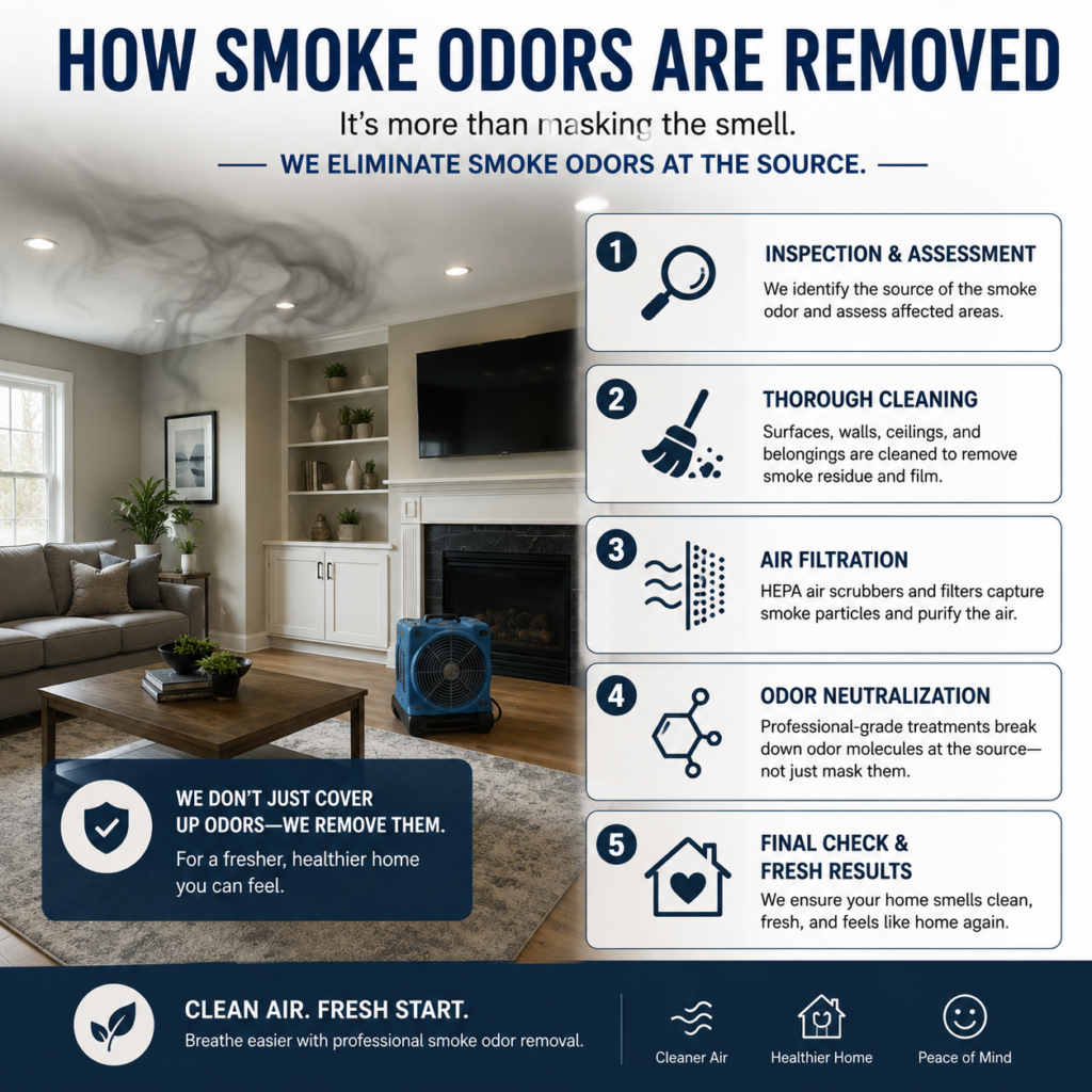How Smoke Odors Are Removed